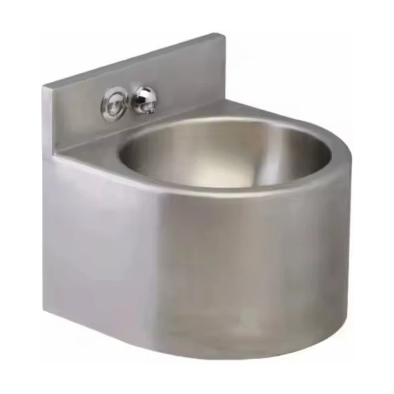 Washbasin din oțel inoxidabil montat pe perete